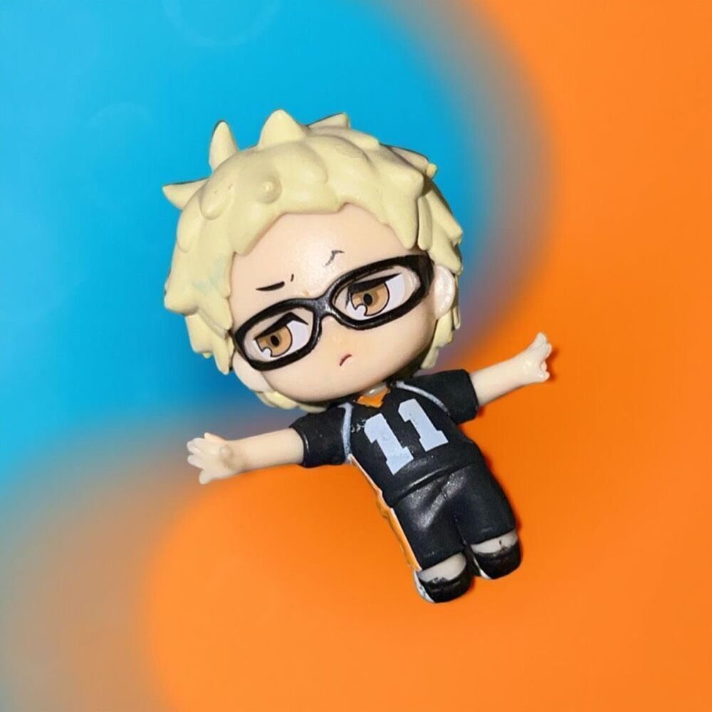 Takara Tomy Haikyuu Haikyu Vol 2 Pyonkore Capsule Figure Tsukishima Kei  B10